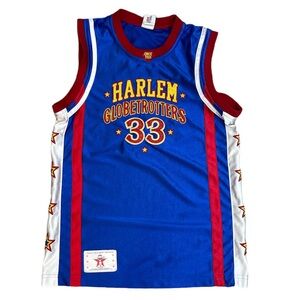 Harlem Globetrotters #33 Bull Blue Jersey Size Medium